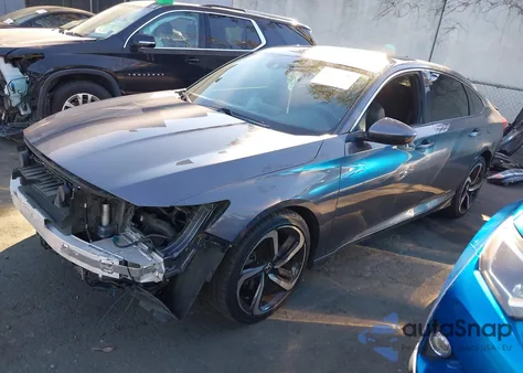 2019 Honda Accord Sport из США, поврежденный, VIN 1HGCV1F3XKA064857